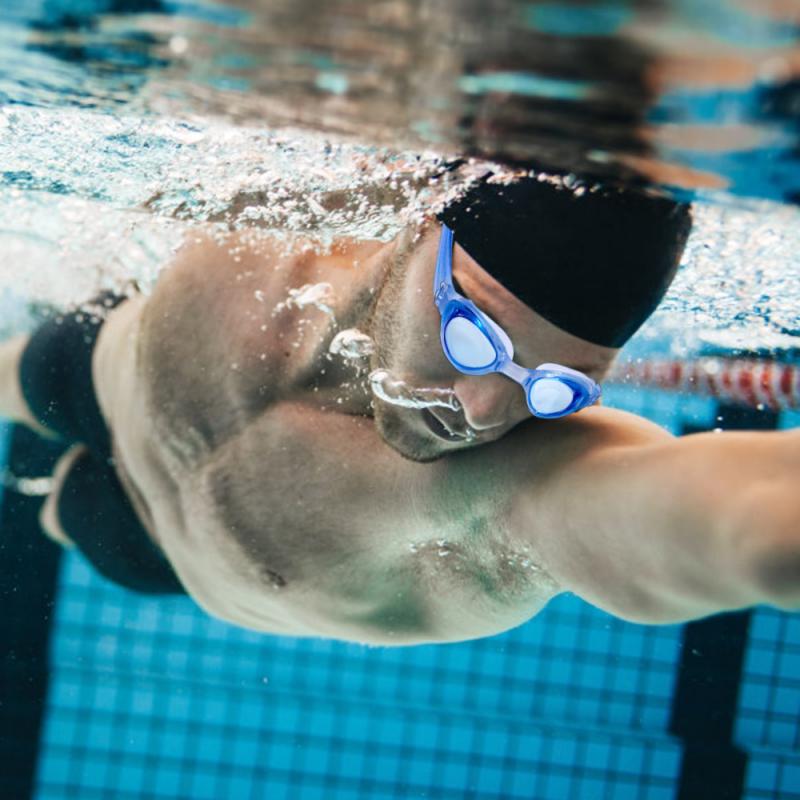 Swimming Googles In Hard Plastic Case