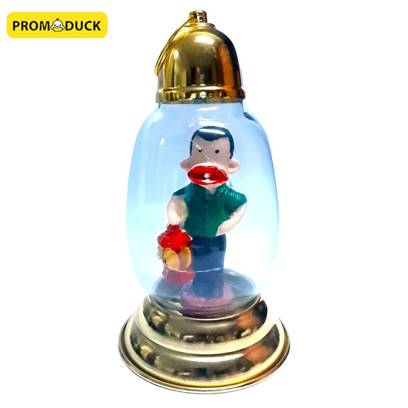 Cartoon Ramadan Characters Golden Metal Lantern | Fanous