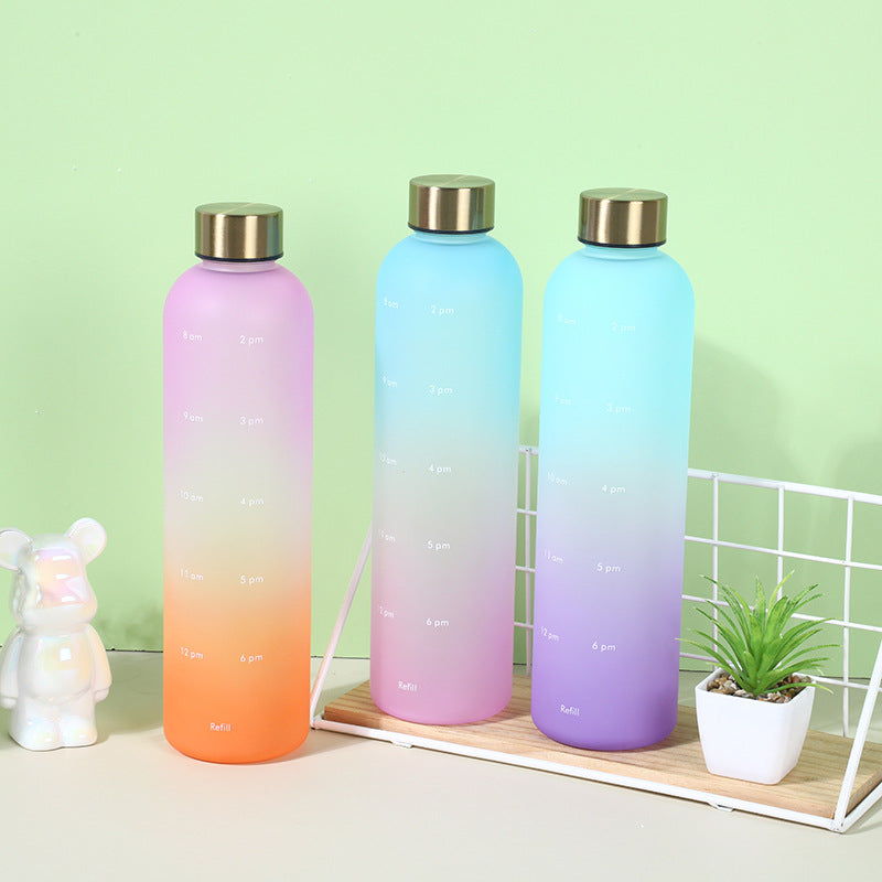 Leakproof motivational water bottle!