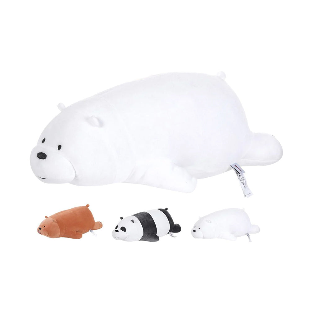 WE BARE BEARS LARGE LYING PLUSH TOY CUTE THROW PILLOW STUFFED ANIMAL