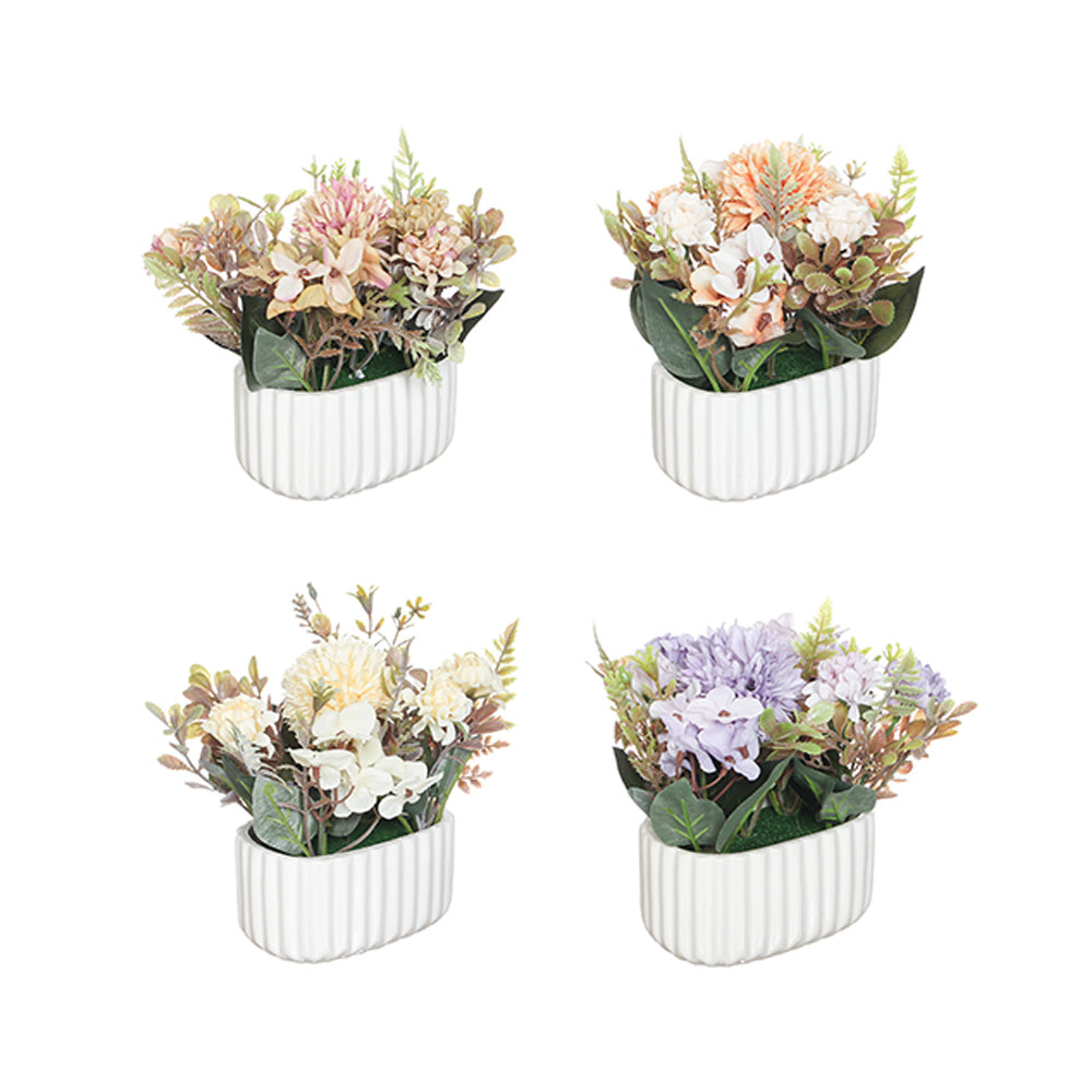 Rectangular Artificial Flower Pot