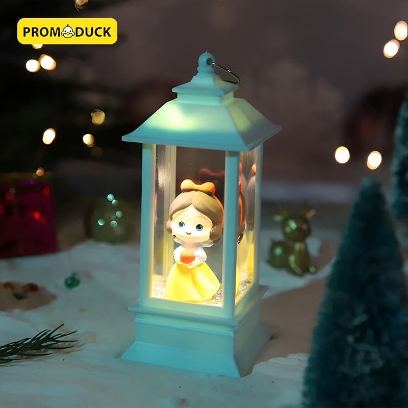 Disney Princess | Lantern Shaped Glitter Water Spinner with Warm White LED