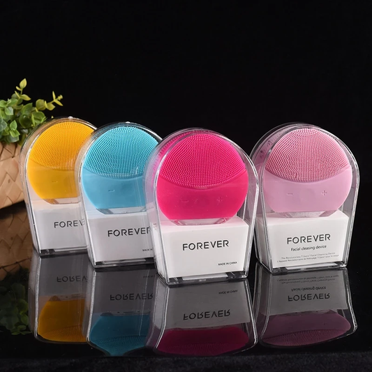 Ultrasonic Silicone Face Cleansing Brush