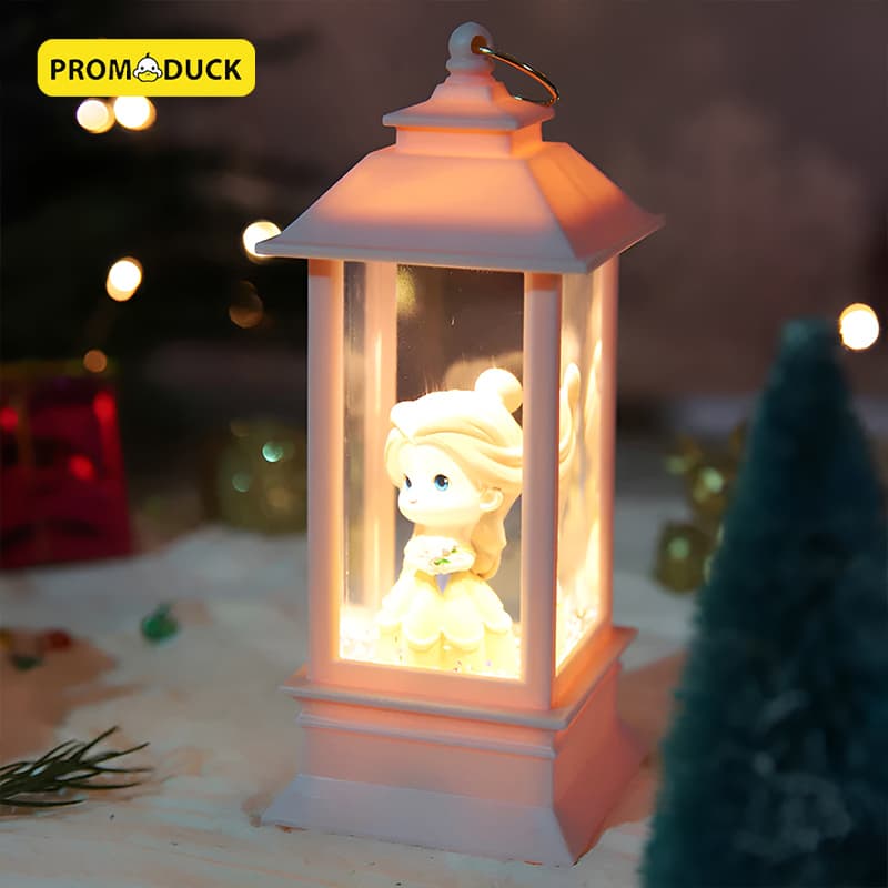Disney Princess | Lantern Shaped Glitter Water Spinner with Warm White LED