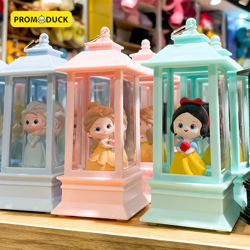 Disney Princess | Lantern Shaped Glitter Water Spinner with Warm White LED