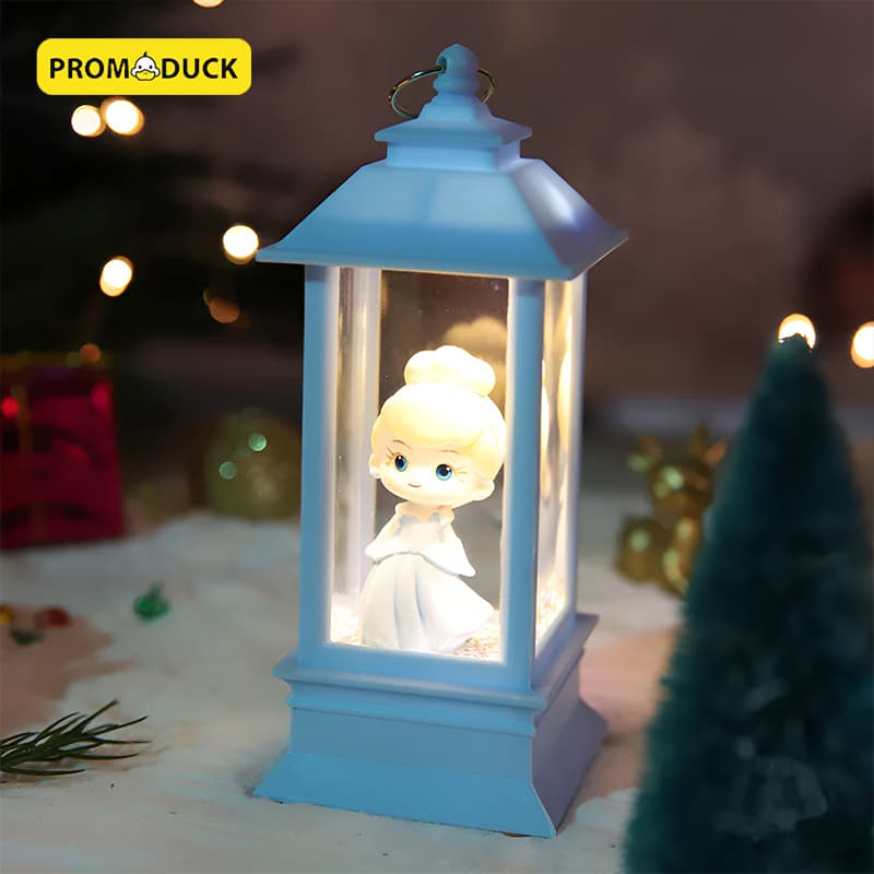 Disney Princess | Lantern Shaped Glitter Water Spinner with Warm White LED