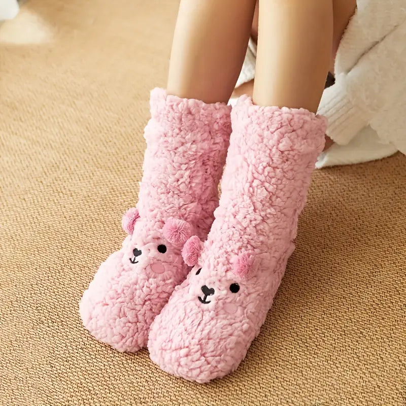Fluffy Alpaca Socks 🧦❄️