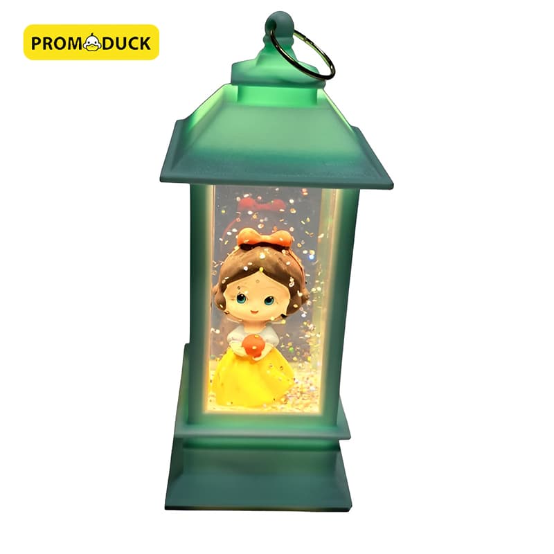 Disney Princess | Lantern Shaped Glitter Water Spinner with Warm White LED