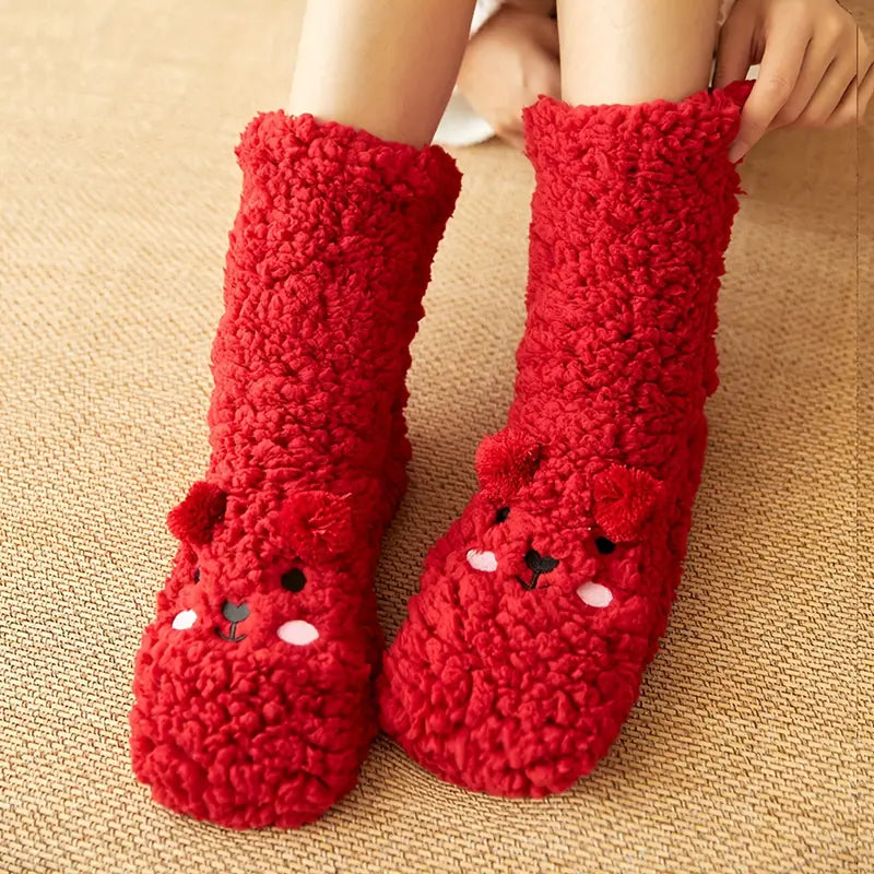 Fluffy Alpaca Socks 🧦❄️