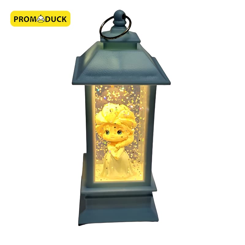 Disney Princess | Lantern Shaped Glitter Water Spinner with Warm White LED