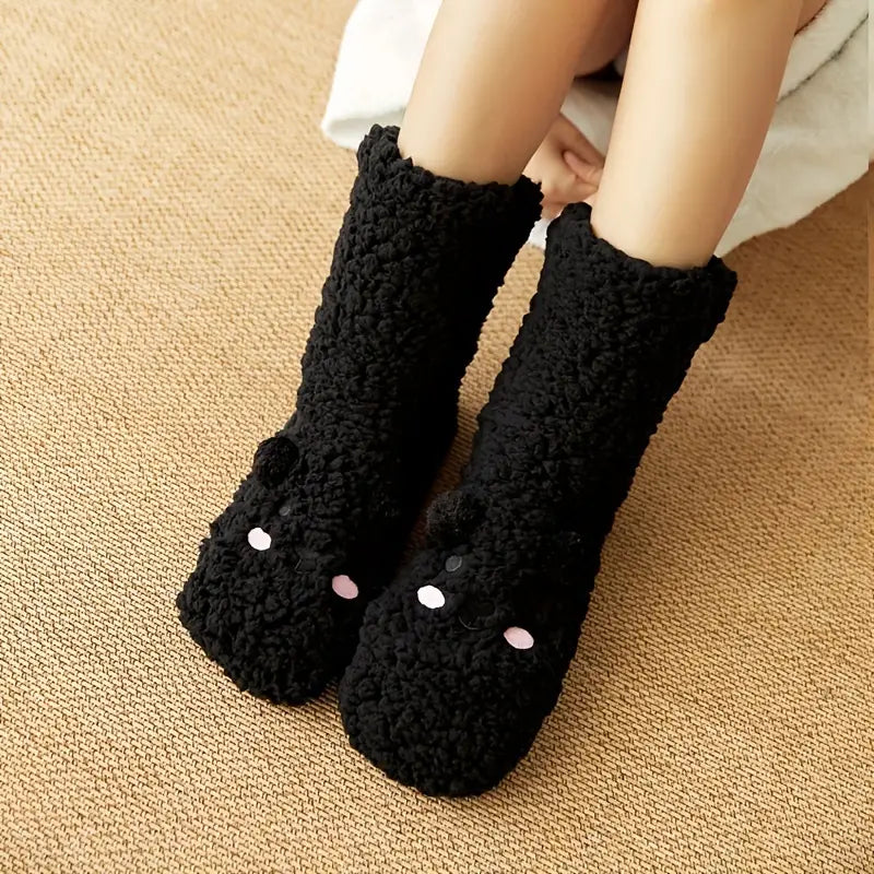Fluffy Alpaca Socks 🧦❄️