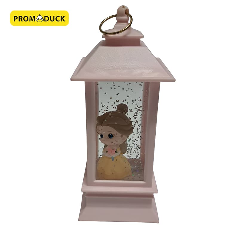 Disney Princess | Lantern Shaped Glitter Water Spinner with Warm White LED