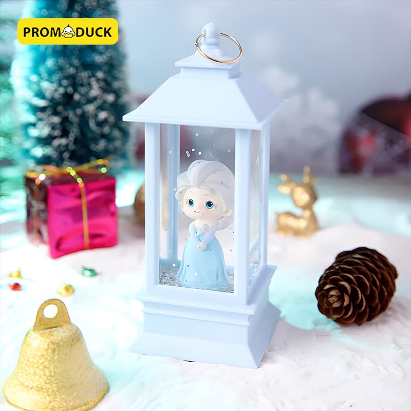 Disney Princess | Lantern Shaped Glitter Water Spinner with Warm White LED