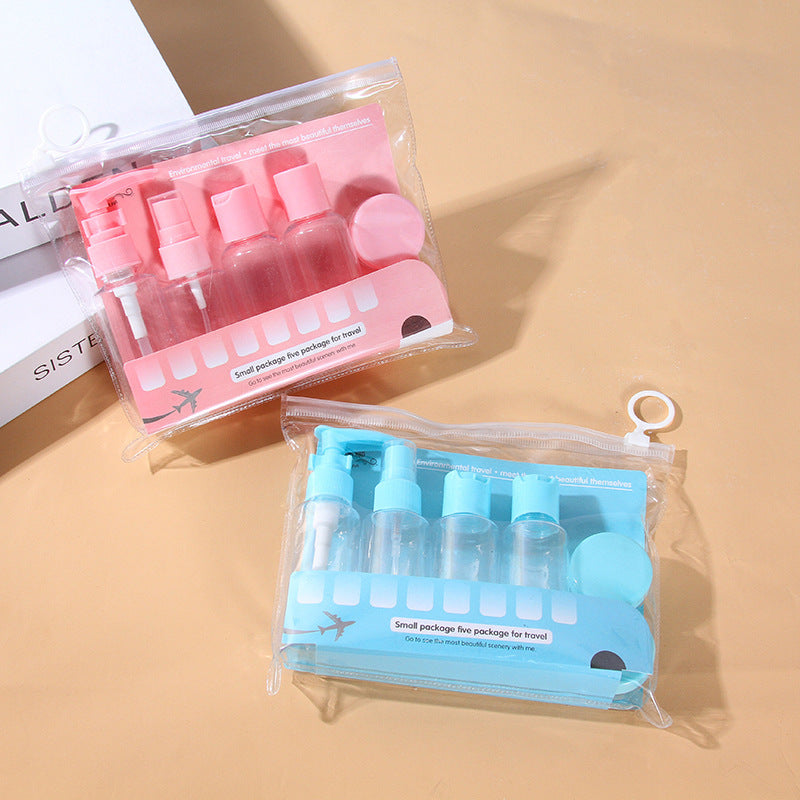 Travel organizer -pack of 7pcs Set for  Shampoo Conditioner Lotion Body and Hand wash