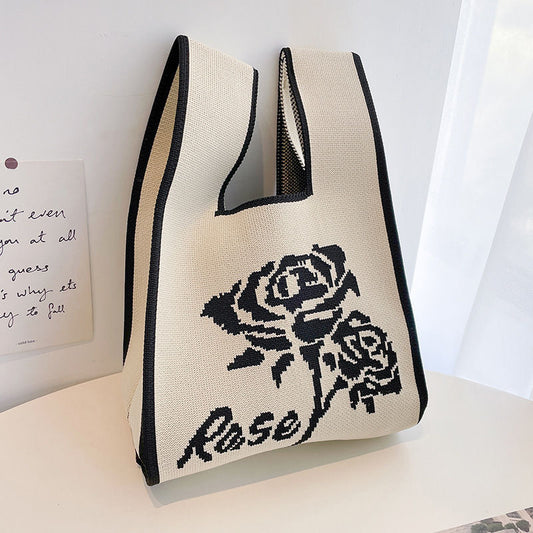 BLACK ROSE - Tote Bag
