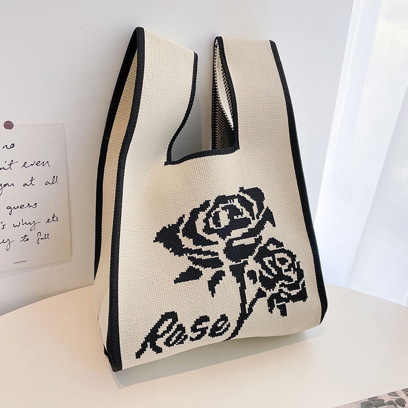 BLACK ROSE - The New Tote Bag Edition