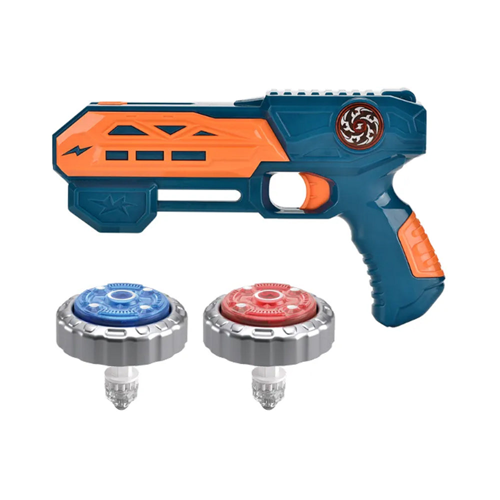 Gun with spin toy
