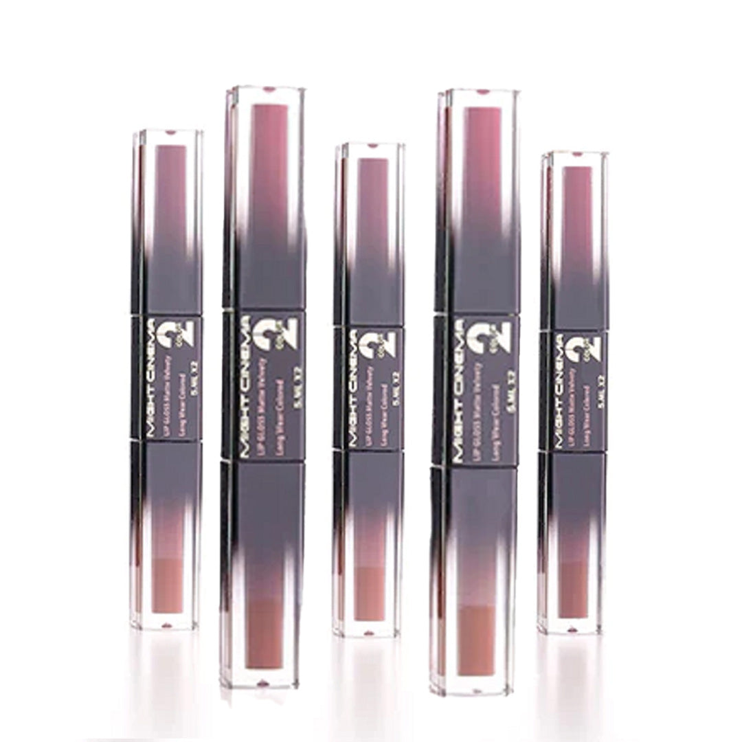 Might Cenima Lip Gloss Matte Velvety Long Wear Colored  2 Colors