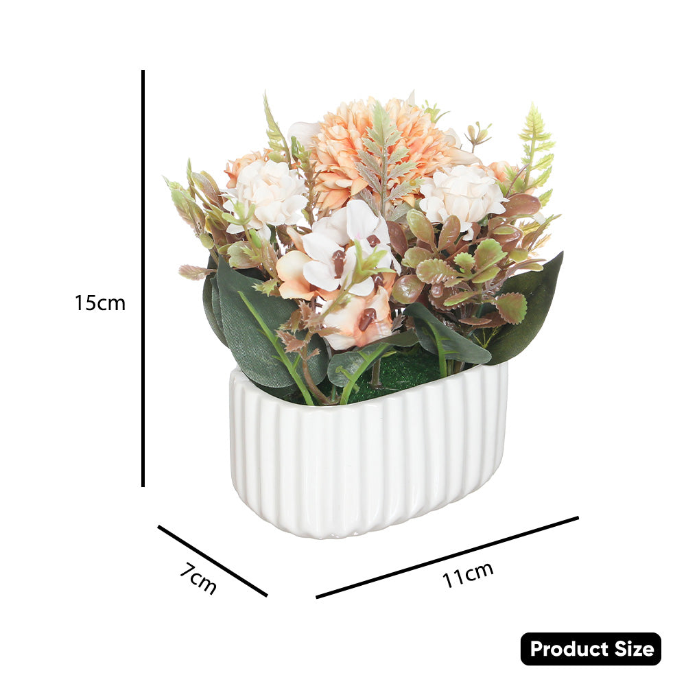 Rectangular Artificial Flower Pot