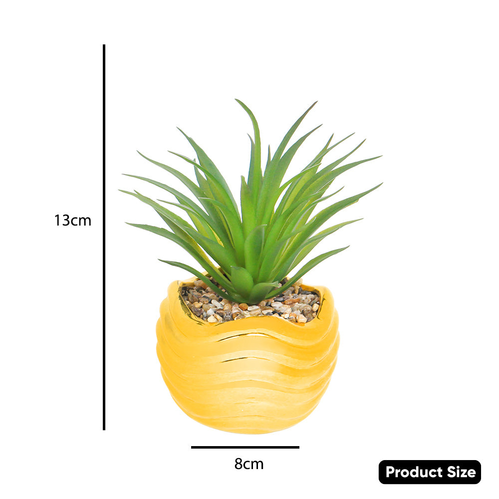 Golden Grass Pot