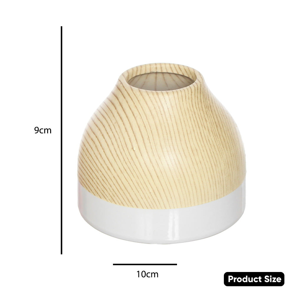 Wooden Pattern Vase